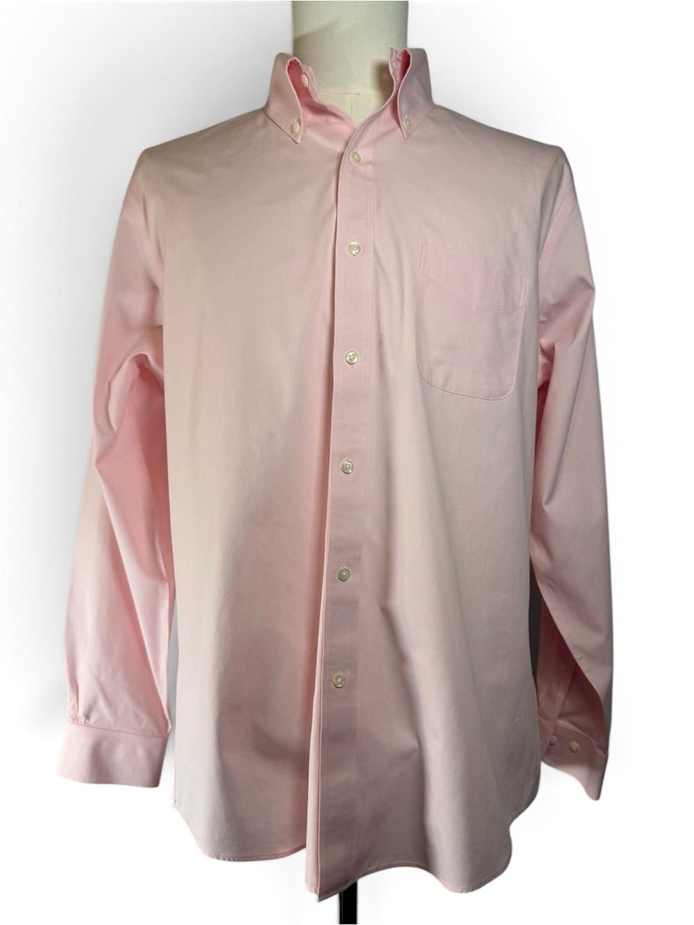 Brooks Brothers Regent Fit Pink Non-Iron Dress Shirt 16.5 34/35